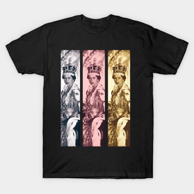 Queen Elizabeth T-Shirt by valentinahramov